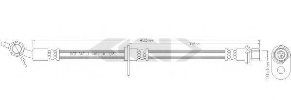 KAVO PARTS BBH9064 Гальмівний шланг