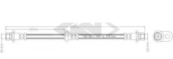 HONDA 01466S3Y000 Гальмівний шланг