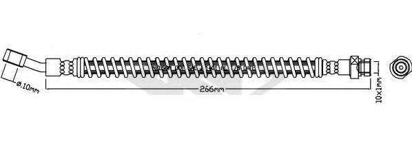 SPIDAN 340505 Гальмівний шланг