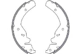 SPIDAN 33621 Комплект гальмівних колодок