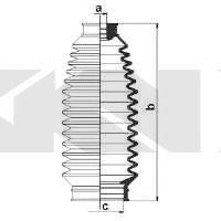 FORD 7212357 Пильовик, рульове управління