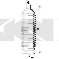 MG QBZ10001 Комплект пильника, рульове керування