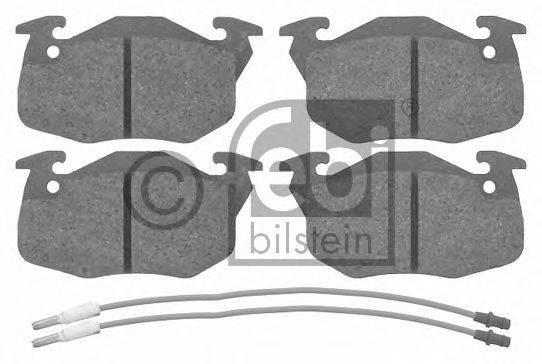 QUINTON HAZELL MBP379 Комплект гальмівних колодок, дискове гальмо