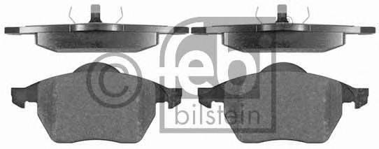 FEBI BILSTEIN 16322 Комплект гальмівних колодок, дискове гальмо