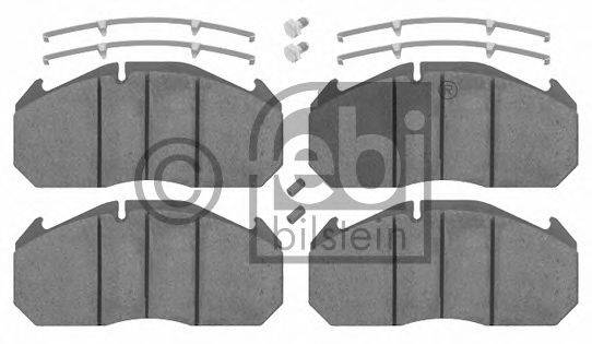 FEBI BILSTEIN 16567 Комплект гальмівних колодок, дискове гальмо