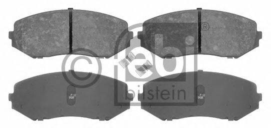 FEBI BILSTEIN 16648 Комплект гальмівних колодок, дискове гальмо