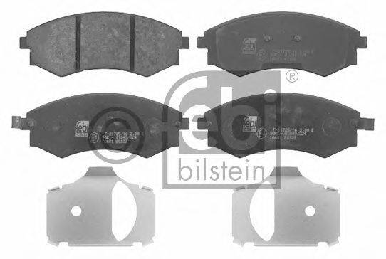FEBI BILSTEIN 16681 Комплект гальмівних колодок, дискове гальмо