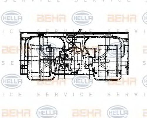 BEHR HELLA SERVICE 8EW 009 158-481