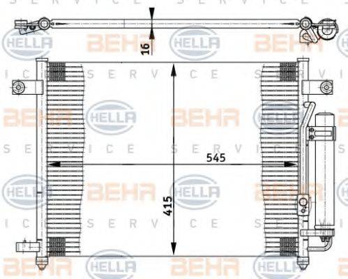 BEHR HELLA SERVICE 8FC 351 302-121