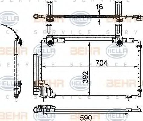 BEHR HELLA SERVICE 8FC 351 303-761