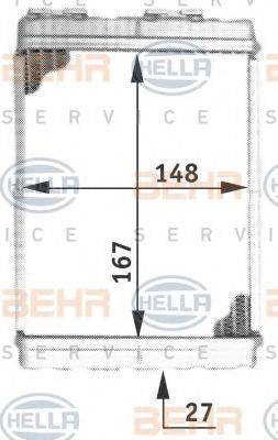 BEHR HELLA SERVICE 8FH 351 313-081