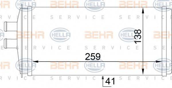 BEHR HELLA SERVICE 8FH 351 333-021