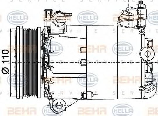 BEHR HELLA SERVICE 8FK 351 334-351