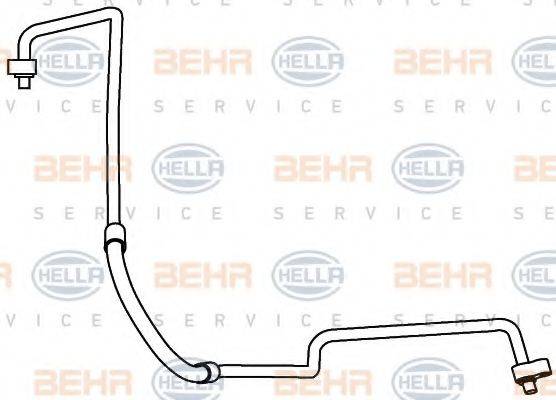 BEHR HELLA SERVICE 9GS351337441 Трубопровід високого тиску, кондиціонер