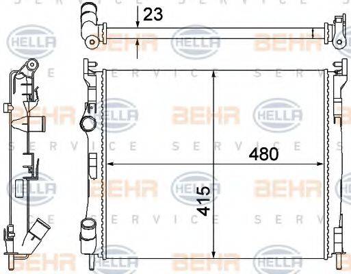 BEHR HELLA SERVICE 8MK 376 700-384