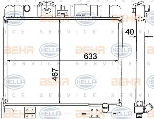 BEHR HELLA SERVICE 8MK 376 709-361