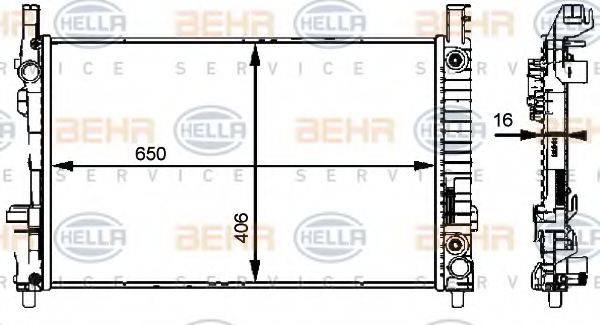 BEHR HELLA SERVICE 8MK 376 721-031