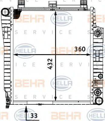 BEHR HELLA SERVICE 8MK 376 721-101