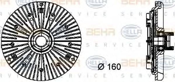 BEHR HELLA SERVICE 8MV 376 733-001