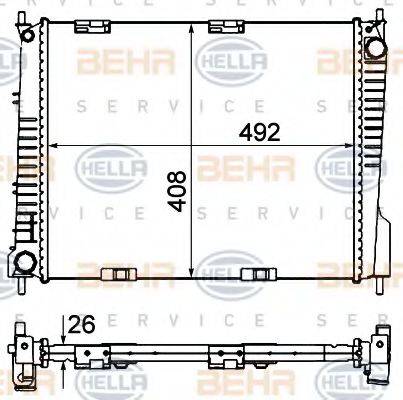 BEHR HELLA SERVICE 8MK 376 735-141