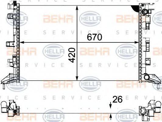 BEHR HELLA SERVICE 8MK 376 745-211