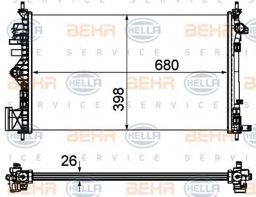 BEHR HELLA SERVICE 8MK 376 754-331