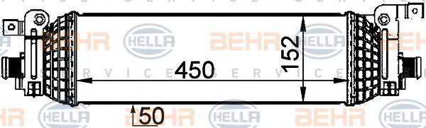 BEHR HELLA SERVICE 8ML376765071 Інтеркулер