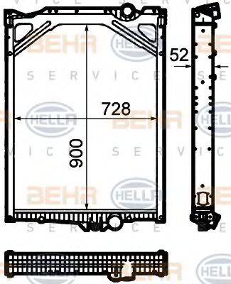 BEHR HELLA SERVICE 8MK 376 792-161