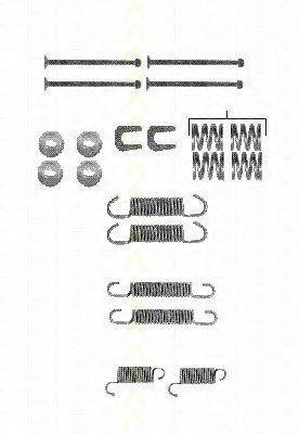 TRISCAN 8105102606 Комплектуючі, гальмівна колодка