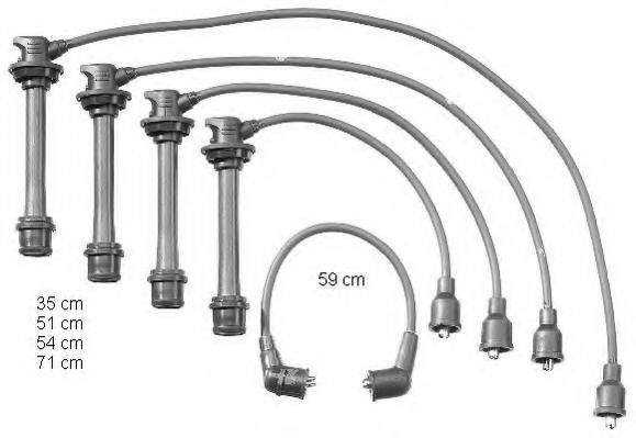 BERU ZEF1314 Комплект дротів запалювання