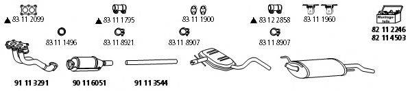 HJS VW357 Система випуску ОГ