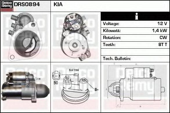 KIA 361003C022 Стартер