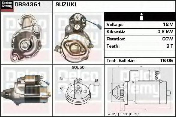SUZUKI 31100-87010 Стартер