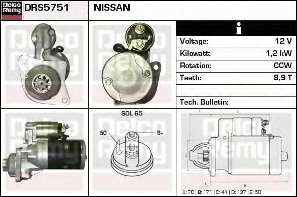 NISSAN 23300-36A01 Стартер