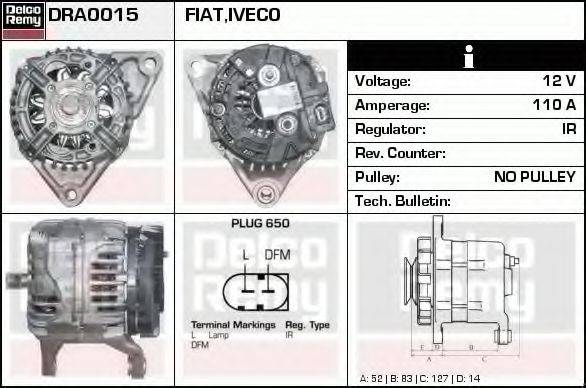 IVECO 504385137 Генератор