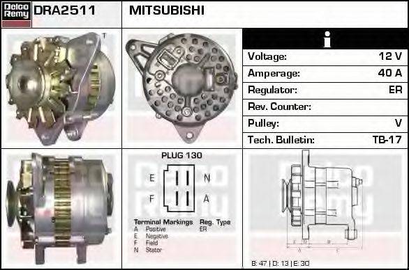 MITSUBISHI A1T20471 Генератор