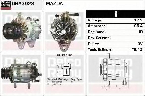 MAZDA RF11-18-300EX Генератор