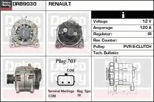 DELCO REMY DRB9030