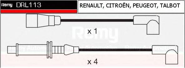 RENAULT TRUCKS 7701348929 Комплект дротів запалювання