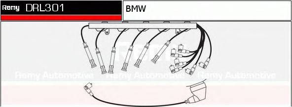 BMW 12 12 1 270 650 Комплект дротів запалювання
