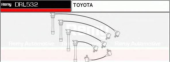 DELCO REMY DRL532 Комплект дротів запалювання