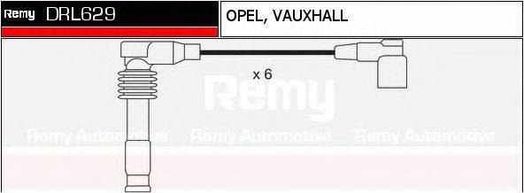 DELCO REMY DRL629 Комплект дротів запалювання