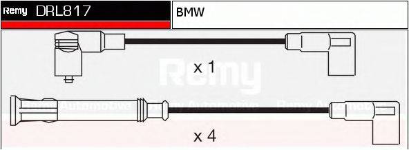 DELCO REMY DRL817 Комплект дротів запалювання