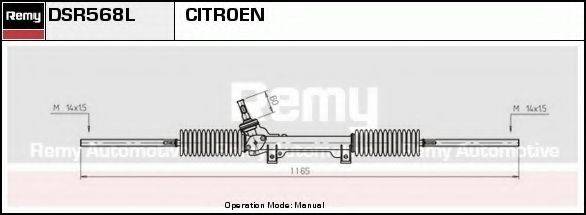 DELCO REMY DSR568L Рульовий механізм