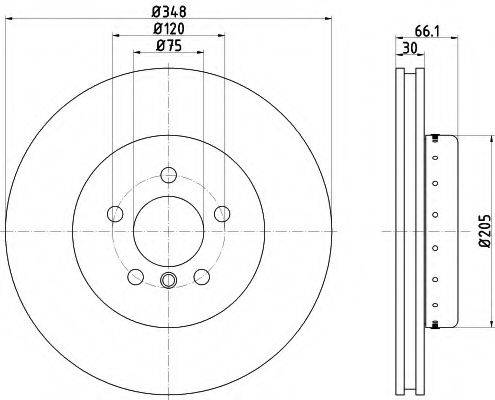 LPR B2070V гальмівний диск