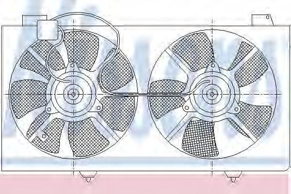 MAZDA LF18-15-210 Вентилятор, охолодження двигуна