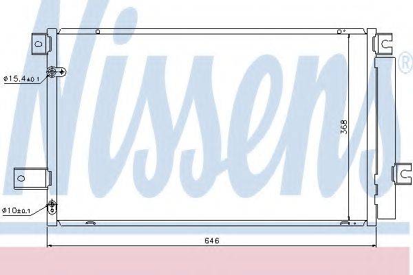 NISSENS 940022 Конденсатор, кондиціонер