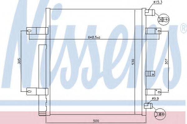 NISSENS 940094 Конденсатор, кондиціонер