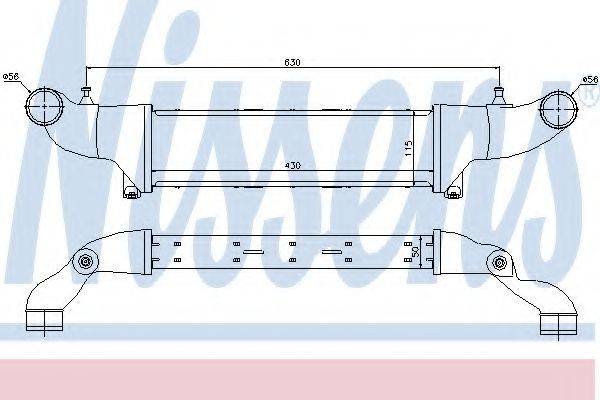 NISSENS 96859 Інтеркулер