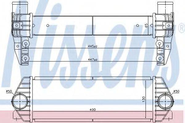 NISSENS 96435 Інтеркулер